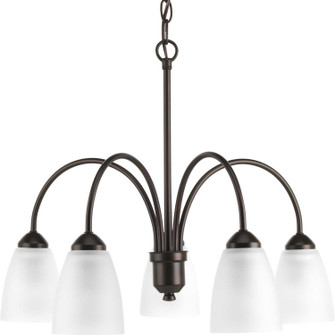 Gather Five Light Chandelier in Antique Bronze (54|P4735-20)