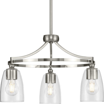 Parkhurst Three Light Chandelier in Brushed Nickel (54|P400295-009)