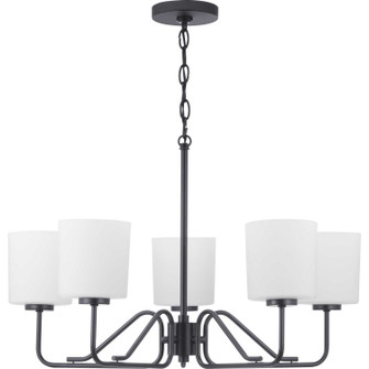 Tobin Five Light Chandelier in Matte Black (54|P400182-031)