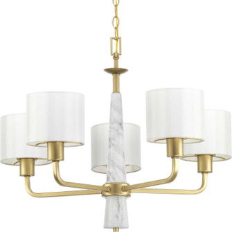 Palacio Five Light Chandelier in Vintage Gold (54|P400098-078)