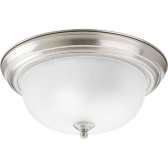 Dome Glass - Etched Two Light Flush Mount in Brushed Nickel (54|P3925-09ET)