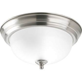 Dome Glass - Etched One Light Flush Mount in Brushed Nickel (54|P3924-09ET)