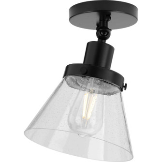 Hinton One Light Flush Mount in Matte Black (54|P350198-031)