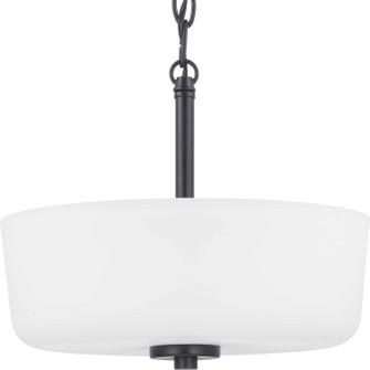 Tobin Two Light Semi-Flush Convertible in Black (54|P350137-031)