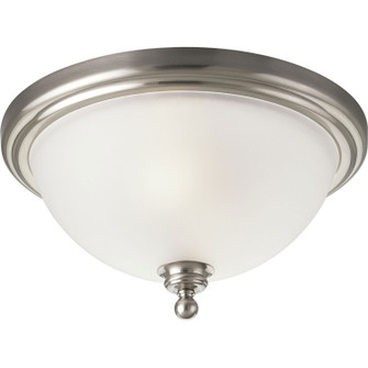 Madison Two Light Flush Mount in Brushed Nickel (54|P3312-09)