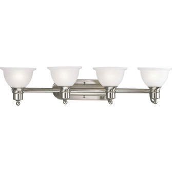 Madison Four Light Bath Bracket in Brushed Nickel (54|P3164-09)