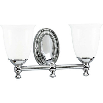 Victorian Two Light Bath in Polished Chrome (54|P3028-15)