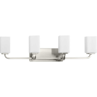 Cowan Four Light Bath Vanity in Brushed Nickel (54|P300371-009)