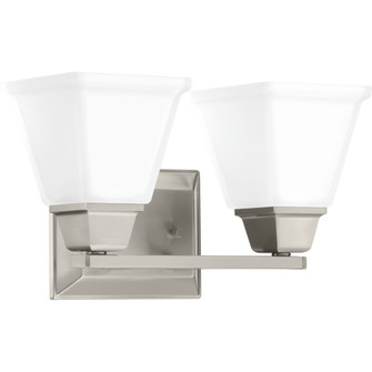 Clifton Heights Two Light Bath in Brushed Nickel (54|P300159-009)