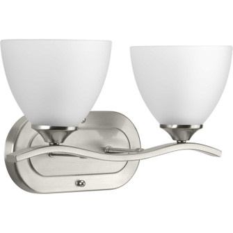 Laird Two Light Bath Bracket in Brushed Nickel (54|P300096-009)