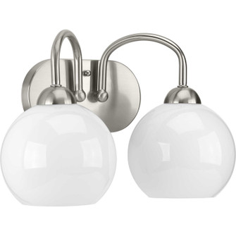 Carisa Two Light Bath in Brushed Nickel (54|P300085-009)