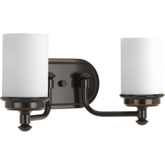 Glide Two Light Bath in Rubbed Bronze (54|P300013-139)