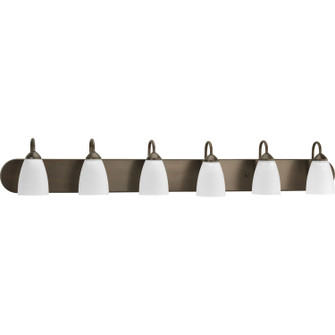 Gather Six Light Bath in Antique Bronze (54|P2714-20)