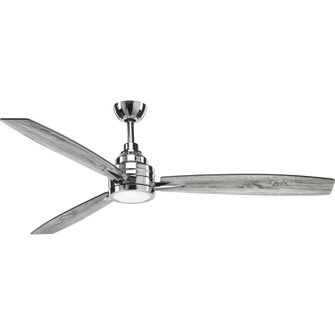 Gaze 60'' Ceiling Fan in Polished Chrome (54|P2554-1530K)