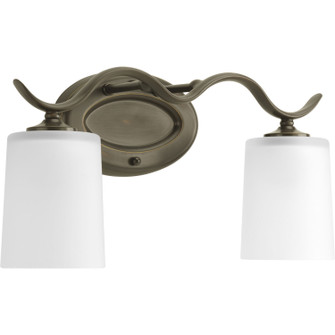 Inspire Two Light Bath Bracket in Antique Bronze (54|P2019-20)