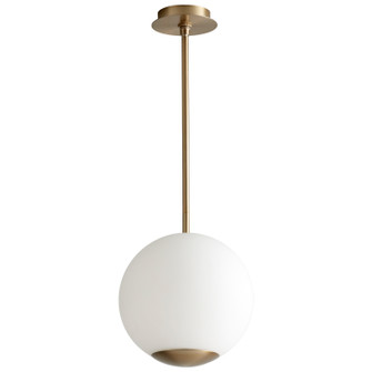 Terra LED Pendant in Aged Brass (440|3-691-40)