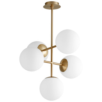 Nebula LED Pendant in Aged Brass (440|3-681-40)