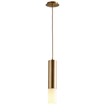 Opus LED Pendant in Aged Brass (440|3-654-40)