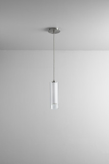 Gratis LED Pendant in Satin Nickel W/ Satin Opal (440|3-609-124)