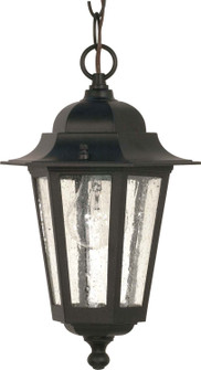 Cornerstone One Light Hanging Lantern in Textured Black (72|60-993)