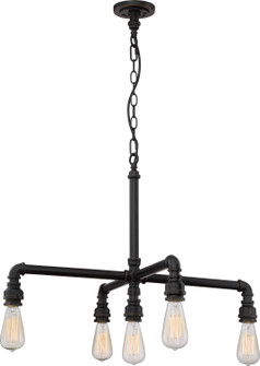 Iron Five Light Chandelier in Industrial Bronze (72|60-5795)