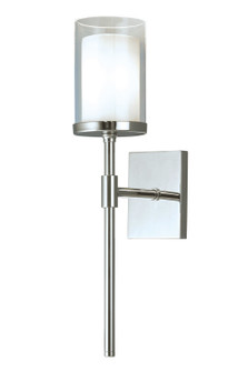 Kimberly One Light Wall Sconce in Brush Nickel (185|8970-CH-CL)