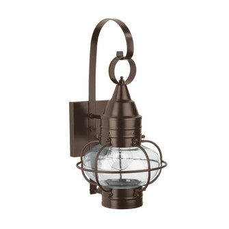 Classic Onion One Light Wall Mount in Bronze With Clear Glass (185|1513-BR-CL)