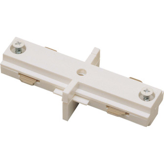 Track Syst & Comp-2 Cir Straight Connector, 2 Circuit Track in White (167|NT-2310W)