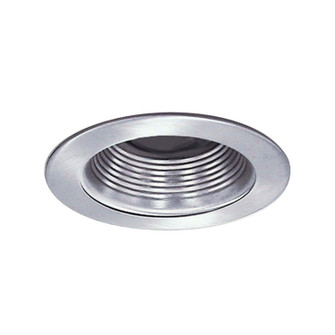 Rec Inc 4'' Trim 4'' Stepped Metal Baffle Trim W/ Metal Ring in Natural Metal (167|NS-40N)