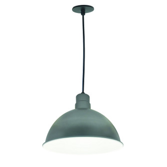 LED Rlm 16'' Rlm Shade in Gun Metal Outer / White Inner (167|NRLM-16C2540GMWLE4)