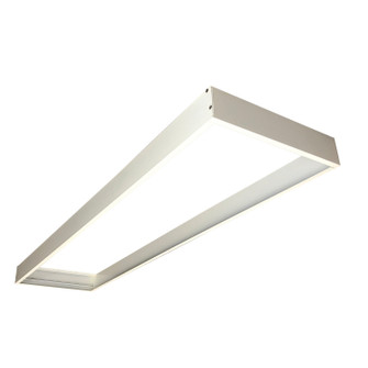 LED Lay-In Panel Light Slide-in Frame for Surface Mounting Panels in White (167|NPDBL-14DFK/W)