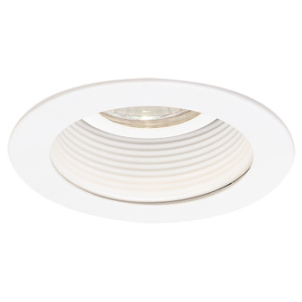 Rec Lv 3'' Solutions Trim 3'' Adjustable Stepped Baffle With Metal Ring in White (167|NL-3310WW)