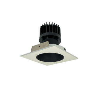 Rec Iolite Non-Adjustable Trim in Black Reflector / White Flange (167|NIO-4SNDC27XBW/HL)