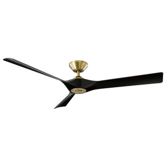 Torque 58''Ceiling Fan in Soft Brass/Matte Black (441|FR-W2204-58-SB/MB)