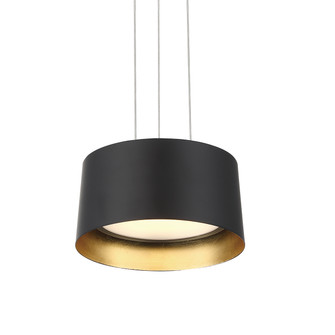 Marimba LED Mini Pendant in Gold Leaf/Bronze (281|PD-52708-GL)