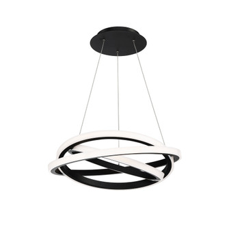 Veloce LED Chandelier in Black (281|PD-24826-BK)