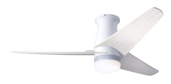 Velo Flush DC 48''Ceiling Fan in Gloss White (201|VEL-FM-GW-48-WW-853-WC)