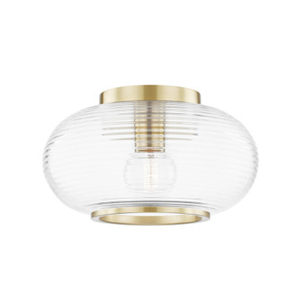 Maggie One Light Flush Mount in Aged Brass (428|H418501-AGB)
