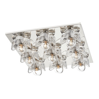 Shea Nine Light Flush Mount in Polished Nickel (428|H410509-PN)