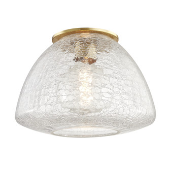 Maya One Light Flush Mount in Aged Brass (428|H216501L-AGB)