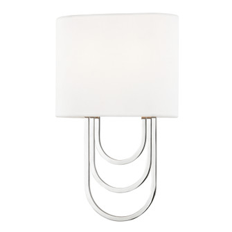 Farah Two Light Wall Sconce in Polished Nickel (428|H210102-PN)