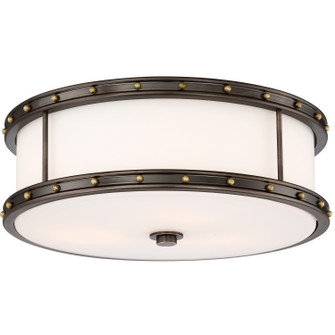 LED Flush Mount in Harvard Court Bronze W/Liberty (7|827-103-L)