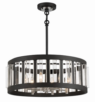 Majestic Splendor Six Light Pendant in Sand Coal And Polished Nickel (7|5495-729)