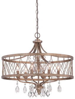 West Liberty Six Light Chandelier in Olympus Gold (7|4406-581)