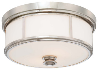 Harbour Point Two Light Flush Mount in Polished Nickel (7|4365-613)