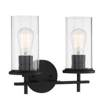 Haisley Two Light Bath Bar in Coal (7|4092-66A)