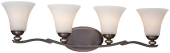 Shadowglen Four Light Bath in Lathan Bronze With Gold Highli (7|2284-589)