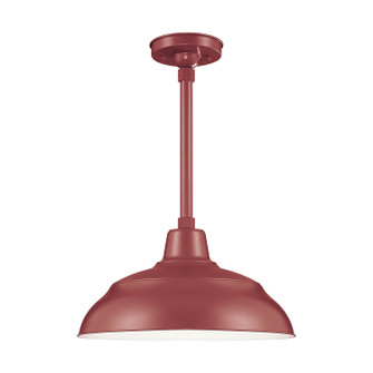 R Series One Light Pendant in Satin Red (59|RWHS17-SR)