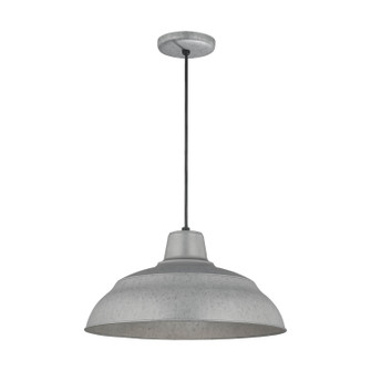 R Series One Light Pendant in Galvanized (59|RWHC17-GA)