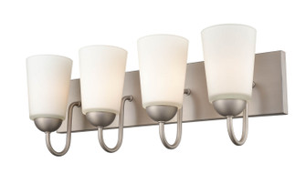 Ivey Lake Four Light Vanity in Satin Nickel (59|9814-SN)